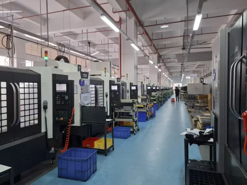 Modern CNC Machining Workshop for Die Casting Post-Processing